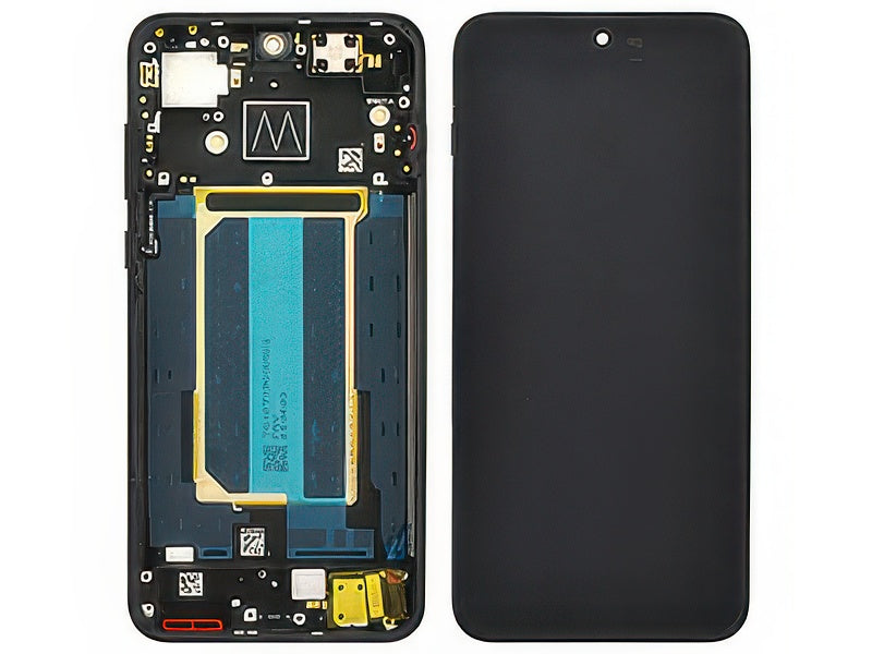 Lcd + Touch Screen + Frame + Tasti Laterali Charcoal Nero per OnePlus 15R 5G