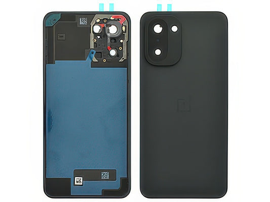 Cover Batteria + Vetrino Camera + Adesivi Charcoal Nero per OnePlus 15R 5G