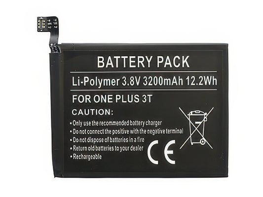 Batteria Litio 3200 mAh slim per OnePlus 3T