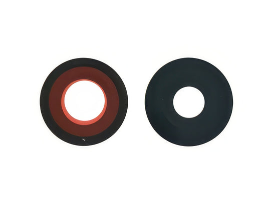 Vetrino Camera Posteriore + Adesivo Nero per OnePlus Nord 2T 5G