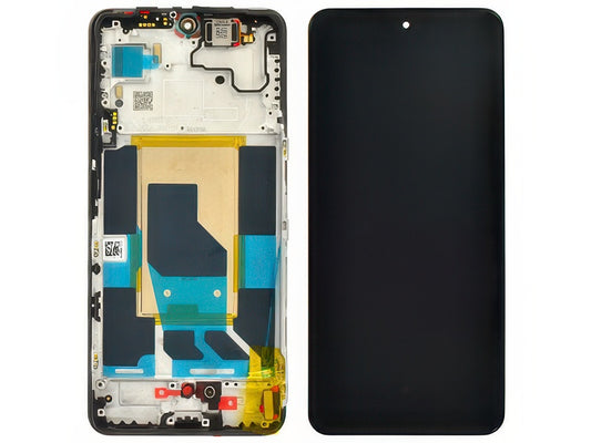 Lcd + Touch Screen + Frame Obsidian Midnight per OnePlus Nord 4