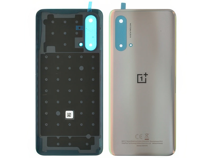 Cover Batteria + Adesivi Argento Ray per OnePlus Nord CE 5G