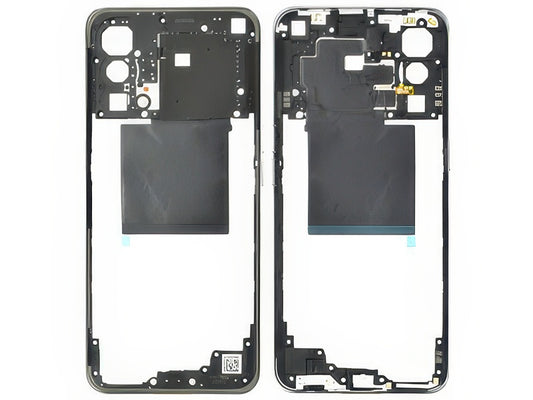 Cover Posteriore + Tasti Laterali + Antenna NFC Argento Ray per OnePlus Nord CE 5G