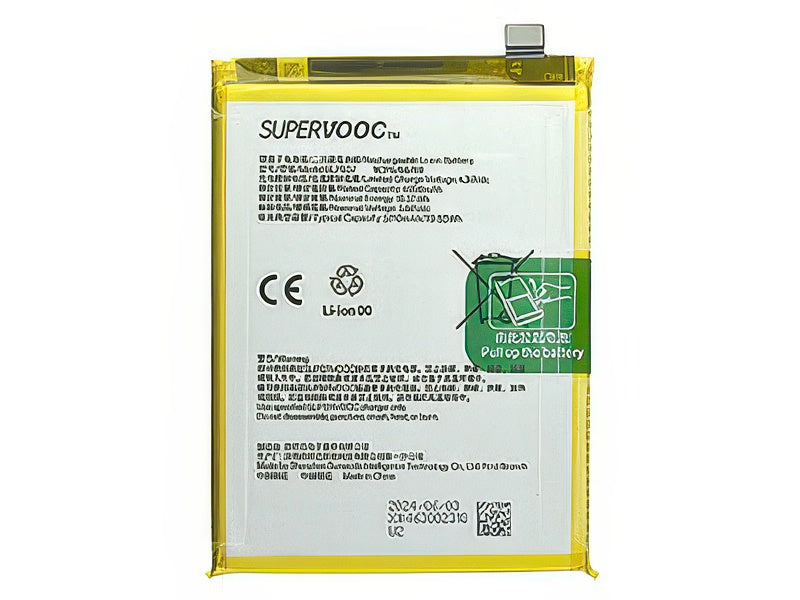 BLPB37 Batteria 5110 mAh Li-Ion + Adesivo per OnePlus Nord CE4 Lite 5G