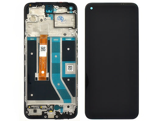 Lcd + Touchscreen + Frame Nero per OnePlus Nord N100
