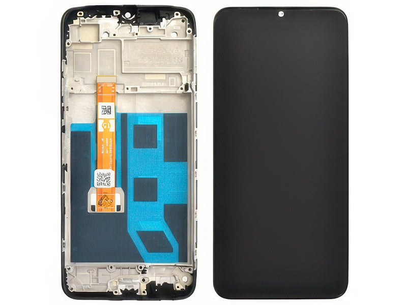 Lcd + Touch Screen + Frame Nero per Oppo A17