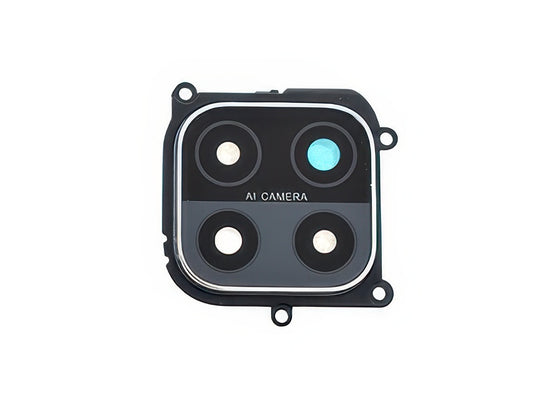 Cover Camera + Vetrino Nero per Oppo A15
