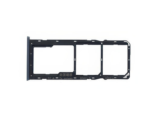 Sportello Dual Sim Card/SD Card + Alloggio Dynamic Nero per Oppo A15