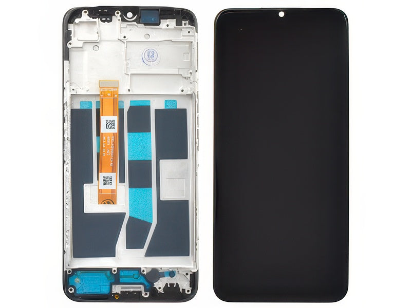 Lcd + Touch Screen + Frame Nero per Oppo A16s