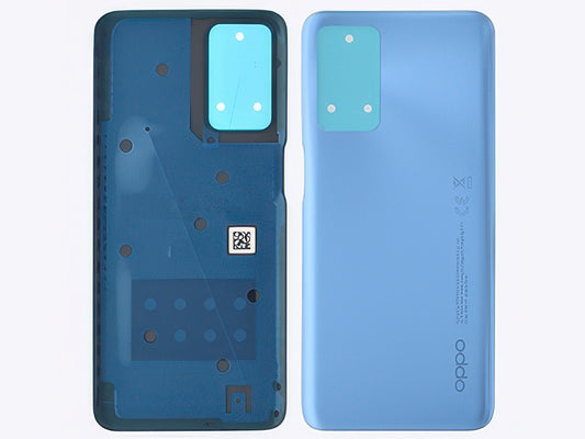 Cover Batteria + Adesivi Pearl Blu per Oppo A16s