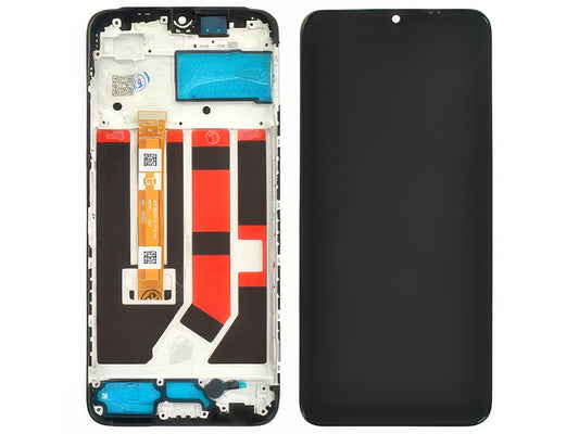Lcd + Touch Screen + Frame Nero per Oppo A18 4G
