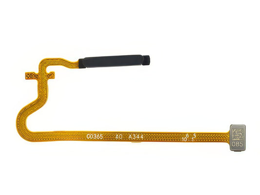 Flat Cable + Lettore Impronta Glowing Nero per Oppo A18 4G