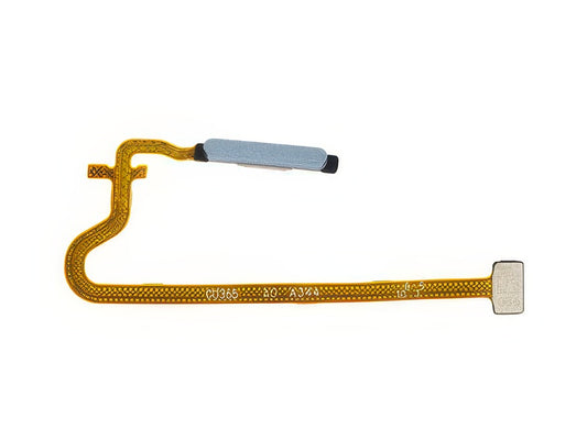 Flat Cable + Lettore Impronta Glowing Blu per Oppo A18 4G