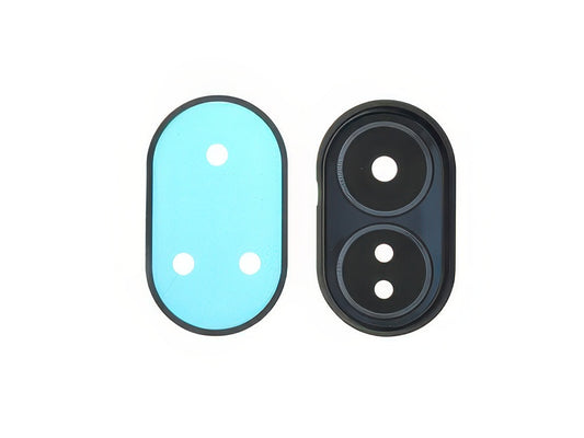 Cover Camera + Vetrino + Adesivi Glowing Nero per Oppo A18 4G