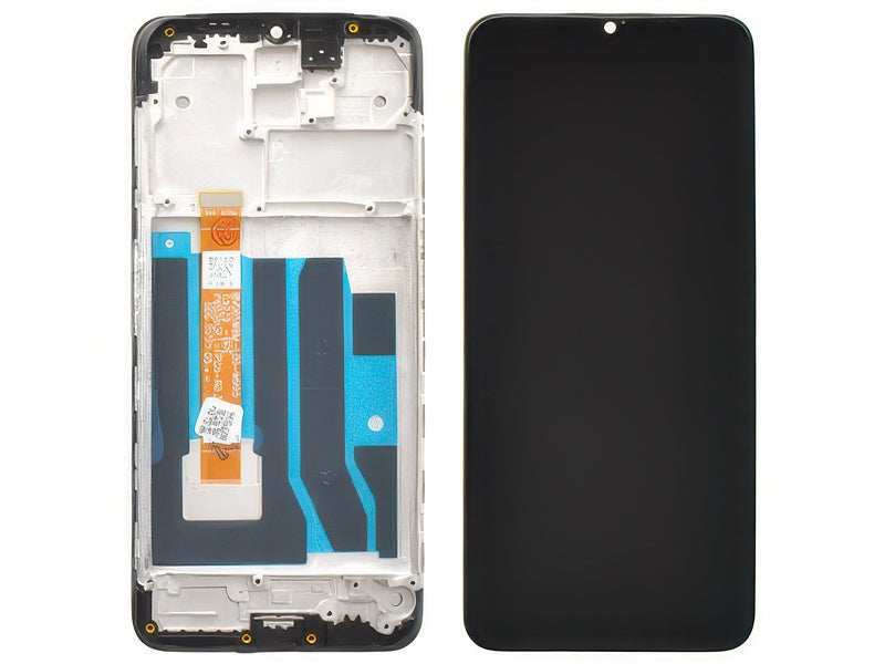 Lcd + Touch Screen + Frame Nero per Oppo A5 2020