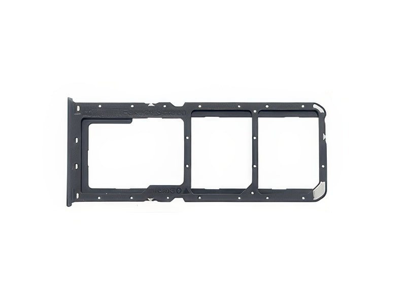 Sportello Dual Sim Card/SD Card + Alloggio Mirror Nero per Oppo A5 2020