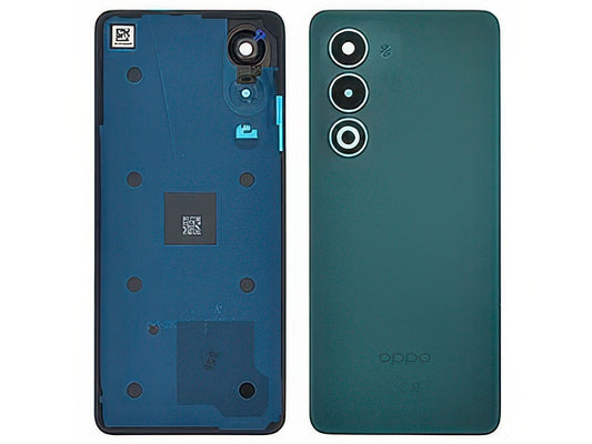 Cover Batteria + Vetrino Camera + Adesivi Aurora Verde per Oppo A5 5G