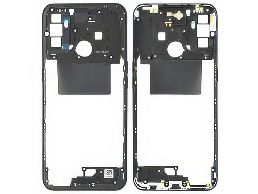 Cover Posteriore + Tasti Volume + Antenna NFC Electric Nero per Oppo A53