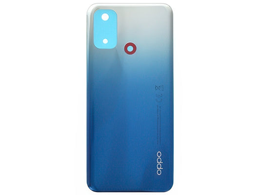 Cover Batteria + Adesivi Wathet Blu per Oppo A53s