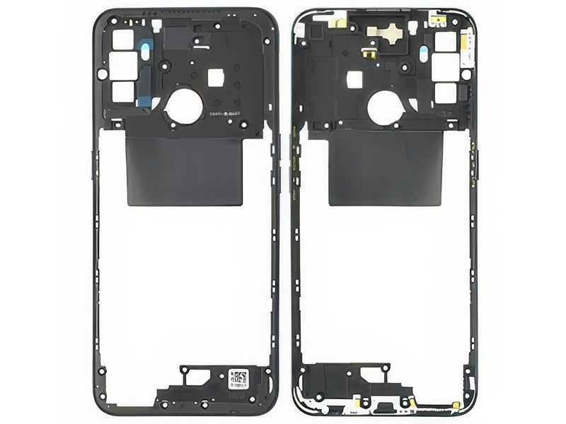 Cover Posteriore + Tasti Volume + Antenna NFC Electric Nero per Oppo A53s