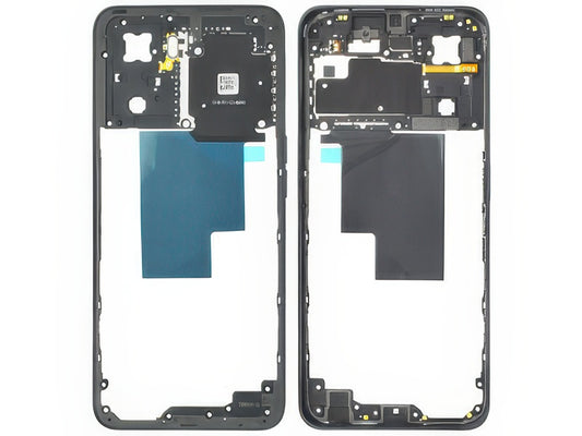 Cover Posteriore + Tasti Volume + Antenna NFC Nero per Oppo A57s