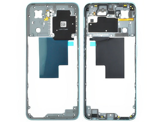 Cover Posteriore + Tasti Volume + Antenna NFC Blu per Oppo A57s