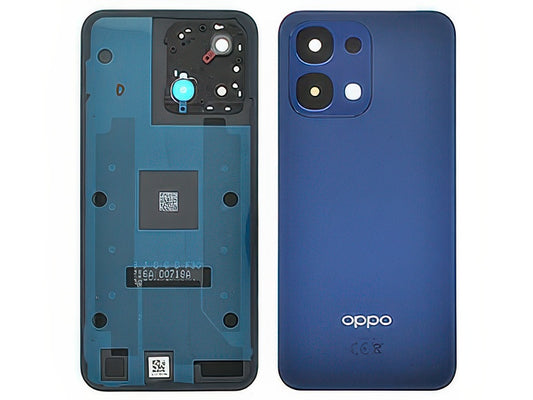 Cover Batteria + Vetrino Camera + Adesivi Stellar Nero per Oppo A6 Pro 5G