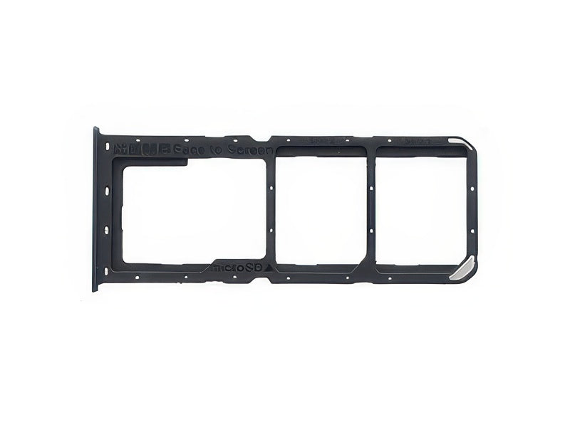 Sportello Dual Sim Card/SD Card + Alloggio Twilight Nero per Oppo A72