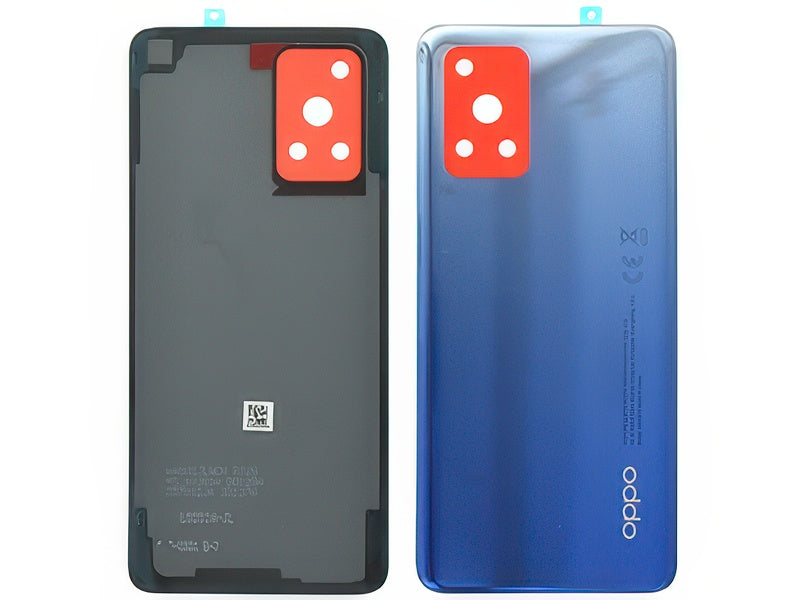 Cover Batteria + Adesivi Midnight Blu per Oppo A74