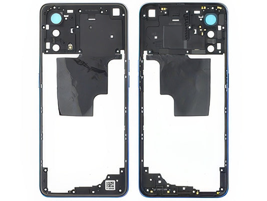 Cover Posteriore + Tasti Laterali + Flash Midnight Blu per Oppo A74
