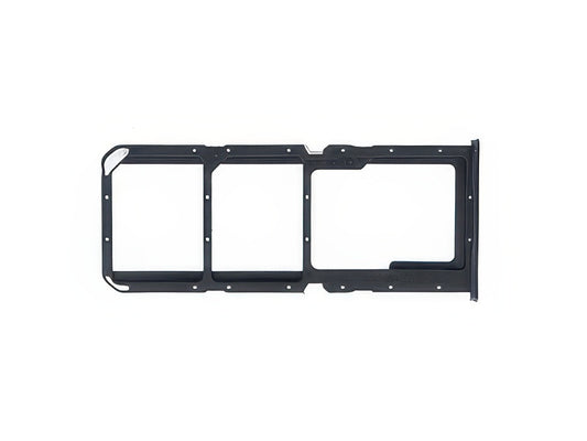 Sportello Dual Sim Card/SD Card + Alloggio Prism Black per Oppo A74