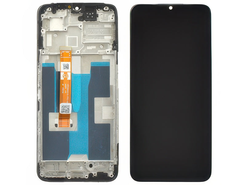 Lcd + Touch Screen + Frame Nero per Oppo A77 5G