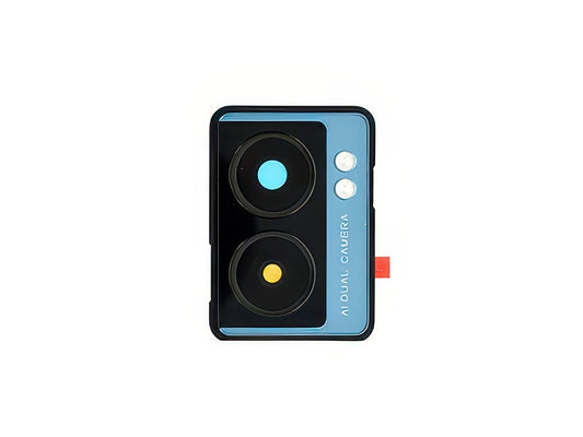 Cover Camera + Vetrino Blu per Oppo A77 5G
