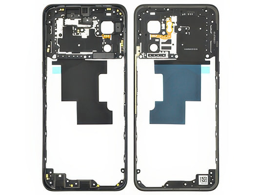 Cover Posteriore + Tasti Volume + Antenna NFC Nero per Oppo A77 5G