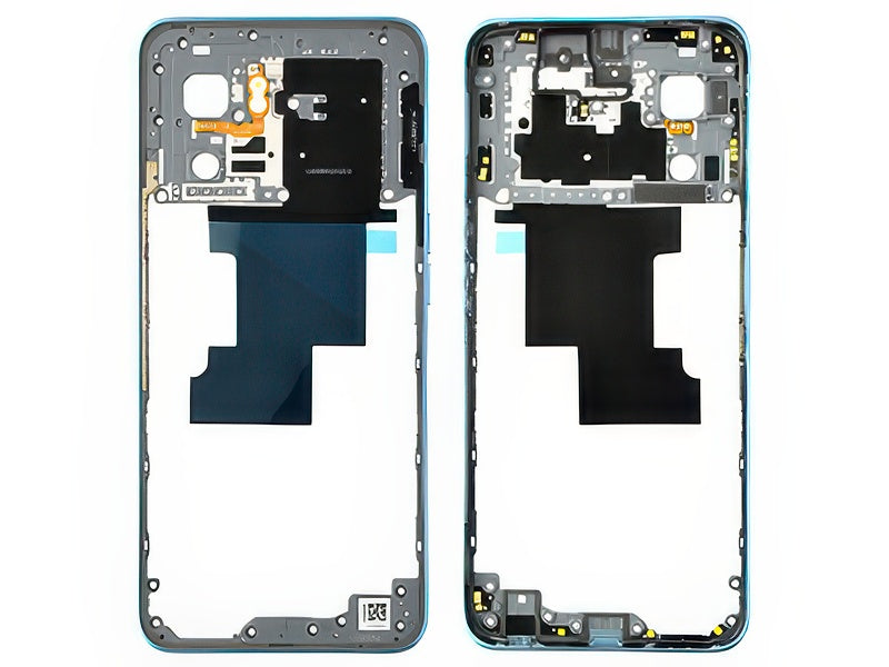 Cover Posteriore + Tasti Volume + Antenna NFC Blu per Oppo A77 5G