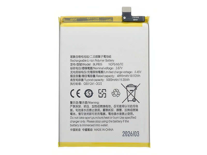 Batteria Litio 5000 mAh slim per Oppo A74 5G