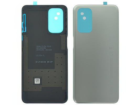 Cover Batteria + Adesivi Space Argento per Oppo A74 5G