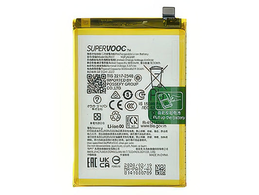 BLPA07 Batteria 5000 mAh Li-Ion + Adesivo per Oppo A78 4G
