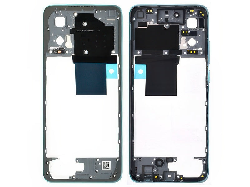 Cover Posteriore + Tasti Volume + Antenna NFC Aqua Verde per Oppo A78 4G