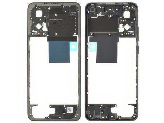 Cover Posteriore + Tasti Volume + Antenna NFC Mist Nero per Oppo A78 4G
