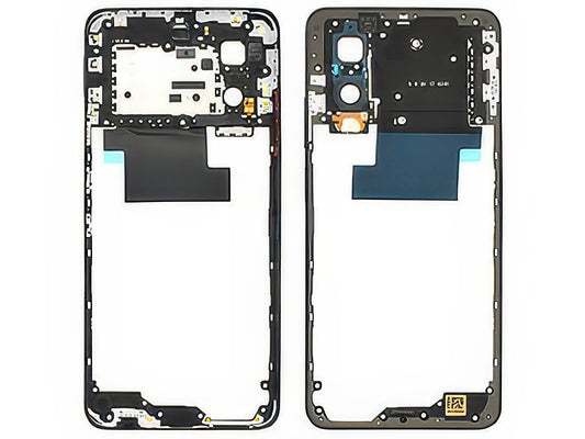 Cover Posteriore + Tasto Volume Starry Nero per Oppo A80 5G