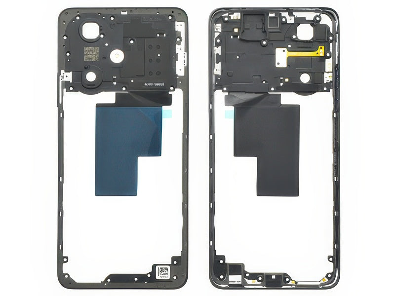 Cover Posteriore + Tasti Volume + Antenna NFC Mistery Nero per Oppo A79 5G