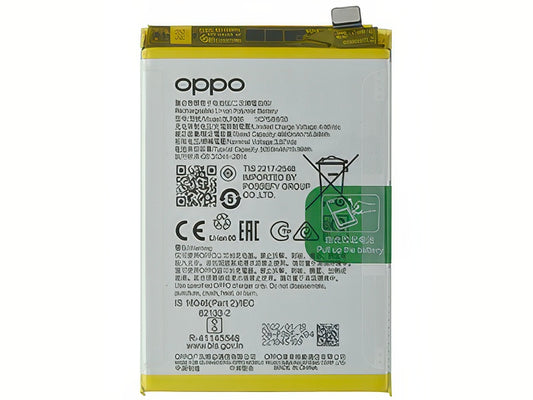 BLP885 Batteria 5000 mAh Li-Ion + Adesivo per Oppo A96