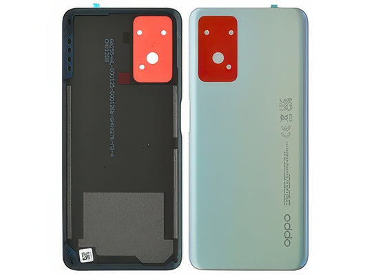 Cover Batteria + Adesivi Sunset Blu per Oppo A96