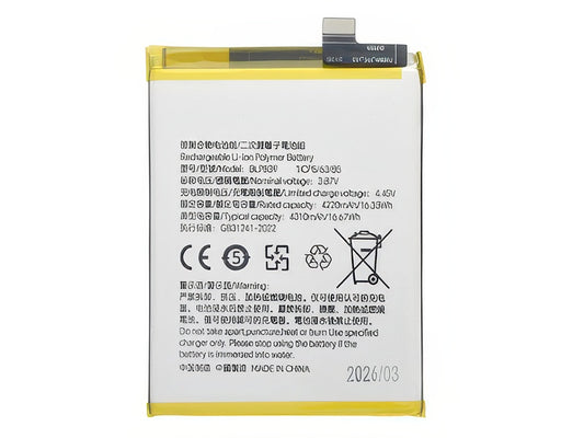 Batteria Litio 4310 mAh slim per Oppo A94 5G