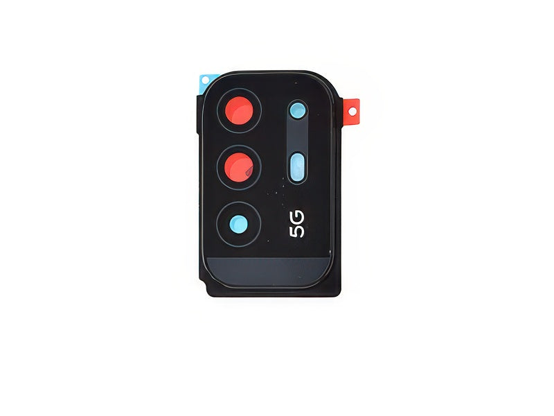 Cover Camera + Vetrino Fluid Nero per Oppo A94 5G