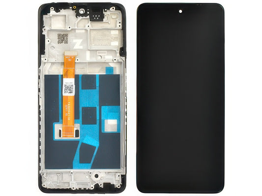 Lcd + Touch Screen + Frame Nero per Oppo A98 5G