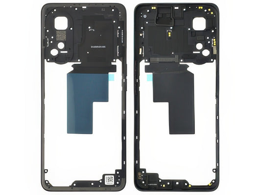 Cover Posteriore + Tasti Volume + Antenna NFC Cool Nero per Oppo A98 5G