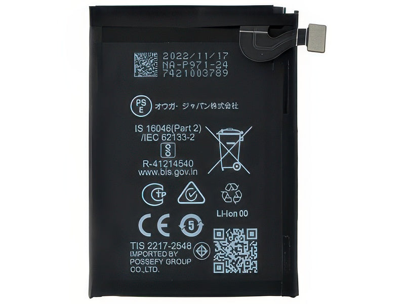 BLP971 Batteria 3040 mAh Li-Ion + Adesivo per Oppo Find N2 Flip