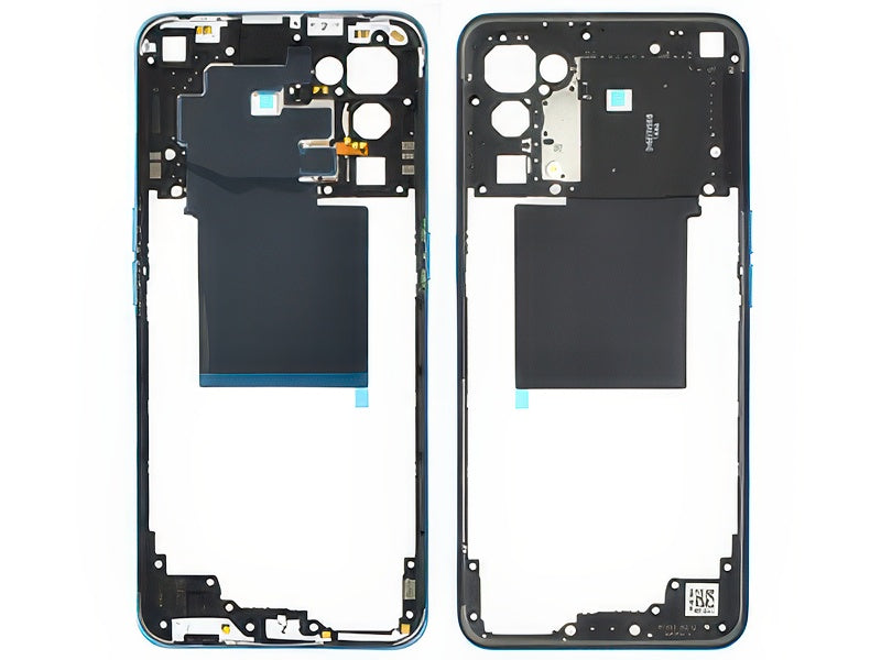 Cover Posteriore + Tasti Laterali + Antenna NFC Astral Blu per Oppo Find X3 Lite